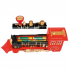 Rail Train Toy - Music Light Railway Christmas Electric Rail Car Train Tracks Toys for Kids 