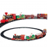 Rail Train Toy - Music Light Railway Christmas Electric Rail Car Train Tracks Toys for Kids 