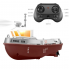 1:32 remote control ship, mini charging high speed boat rc remote control boat tugboat toy can be launched model boat