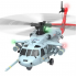 6CH 6 Axis Gyroscope RC Helicopter Model 1:47 Scale Intelligent GPS wingless simulation helicopter  