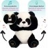 AI Panda Bear Plush Toy Interactive Electric Stuffed Animal Repeats What You Say Singing Talking Musical Plushies