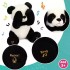 AI Panda Bear Plush Toy Interactive Electric Stuffed Animal Repeats What You Say Singing Talking Musical Plushies