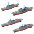 2.4G Remote Control  Simulated Warship Boat  Water RC Toys Boat 
