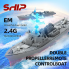 2.4G Remote Control  Simulated Warship Boat  Water RC Toys Boat 
