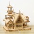 3D Wooden Puzzle House DIY with LED Light