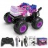 Shark head remote control stunt car-360 degree rotating big foot car-music and light children's toy car